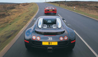 Ferrari F40 and Bugatti Veyron