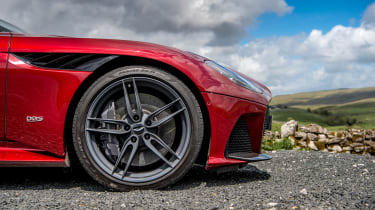 Aston Martin DBS 2022 review – front wheel