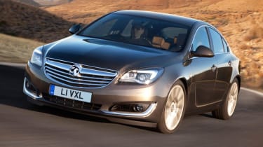 New 2013 Vauxhall Insignia front lights