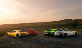 Aston Martin Vantage v Mercedes-AMG GT v McLaren Artura v Maserati MC20