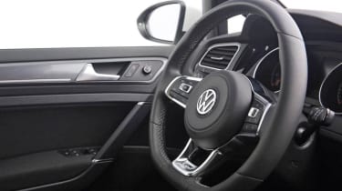 Mk7 VW Golf R-line flat bottom steering wheel
