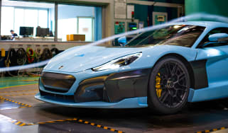 Rimac C_Two hypercar wind tunnel
