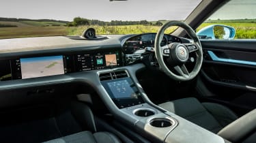 Porsche Taycan 2021 review - 4S interior