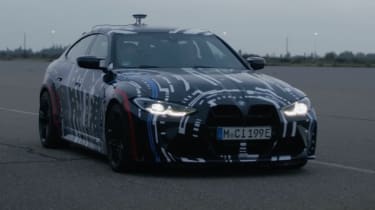 Electric BMW M3 test mules