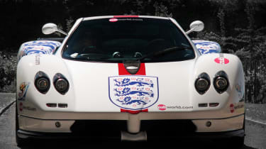 England Pagani Zonda supercar