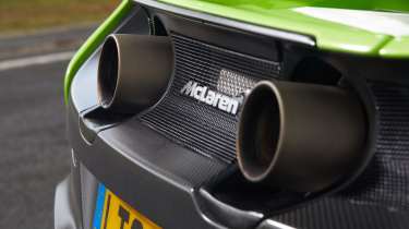 McLaren 675LT exhaust