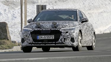 Audi A3 spy 2019 - front quarter