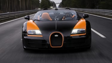Bugatti Veyron Grand Sport Vitesse world record black and orange