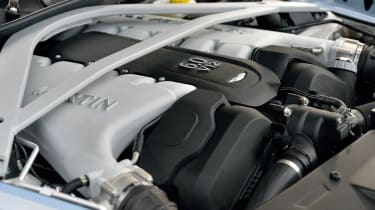 2013 Aston Martin DB9 5.9-litre V12 engine
