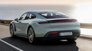Porsche Taycan facelift – rear