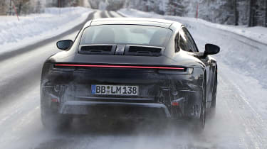 Porsche 911 Carrera facelift spied
