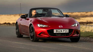 2025 Mazda MX-5 driving front