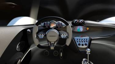 Alisea Pagani Zonda tribute – steering wheel