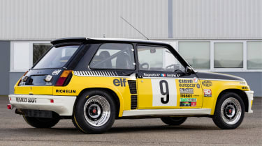 Renault 5 Turbo rally car rear
