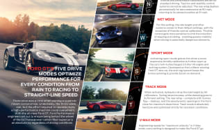 2016 Ford GT - driving modes