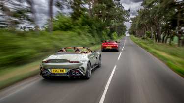 Ferrari Roma Spider v Aston Martin Vantage Roadster