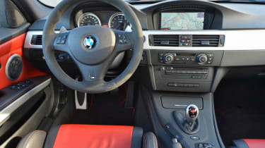 BMW M3 CRT saloon interior dashboard