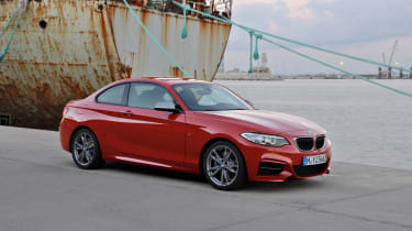 BMW 2-series coupe red front