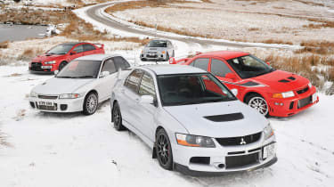 Greatest Mitsubishi Evos Tested Evo