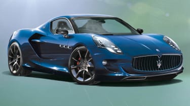 2015 Maserati GranSport mid-engined V8 supercar rendering