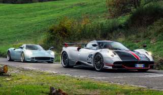 Pagani Huayra Codalunga and Roadster BC – front