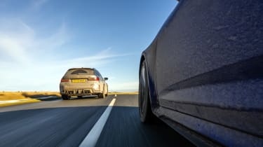 BMW M3 Touring v Audi RS6 – low tracking