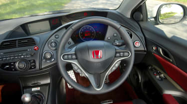 Honda Civic Type-R White dashboard