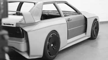 Audacious IV Audi Quattro restomod side rear