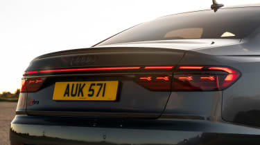 Audi S8 UK drive – rear