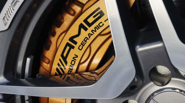Mercedes-Benz E63 AMG wheel and caliper
