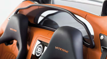 2012 Bugatti Veyron Vitesse stitched headrest