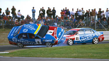 Silverstone 1993: Toyota teammates swap panels