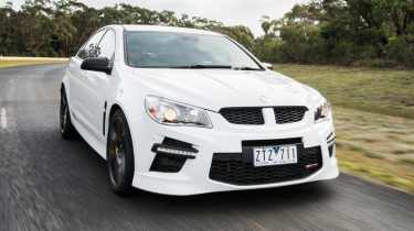 Vauxhall VXR8 GTS white front