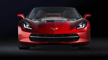 Corvette Stingray red convertible