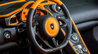 Gemballa GT Spider: tuned McLaren 12C steering wheel interior dashboard