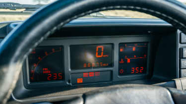Audi Quattro interior details