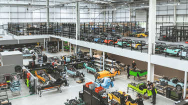 Caterham&#039;s new Dartford factory