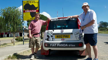 Fiat Panda Africa record run - Day 6