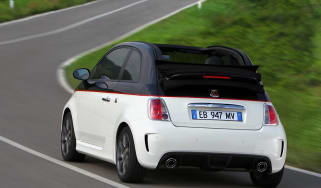 Abarth 500C rear on road