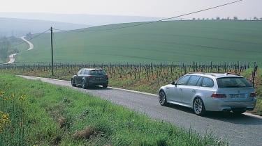 BMW M5 Touring and Audi RS4 Avant