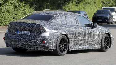 Electric BMW M3 – rear