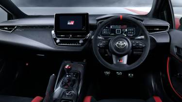Toyota GRMN Corolla interior