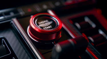 Aston Martin Vantage S interior details