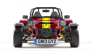 New Caterham 620R red and yellow front