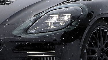 Porsche Panamera 2023 spy – headlights