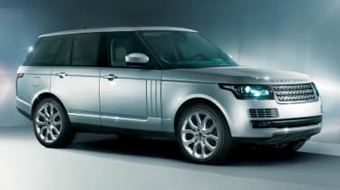 2013 Range Rover silver grey front view