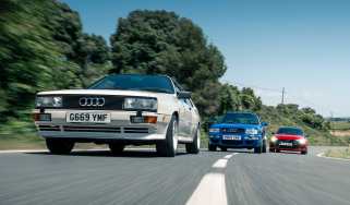 Audi Quattro, RS2 and RS3