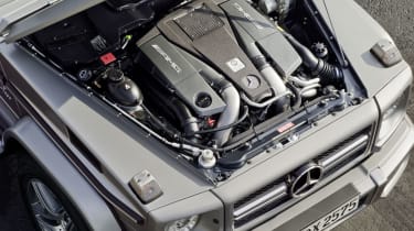 2013 Mercedes G63 AMG twin-turbo 5.5-litre V8 engine