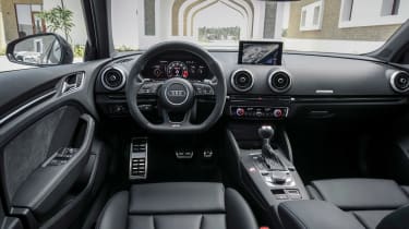 Audi RS3 Saloon Red interior