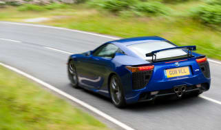Lexus LFA tribute video blue spoiler up